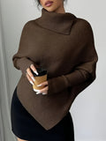 Olivia | Asymmetric Knit Pullover