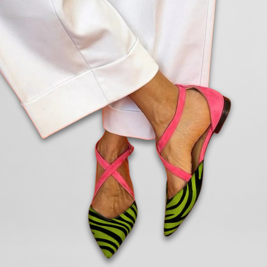 Fern | Strapped Ballerina Flat