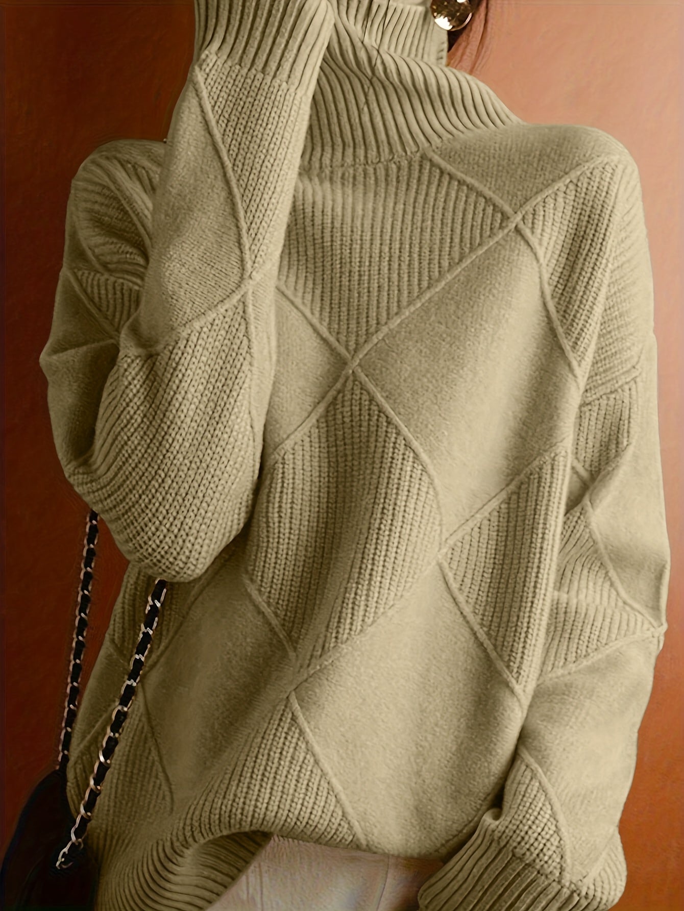 Nora | Geometric Pattern Pullover