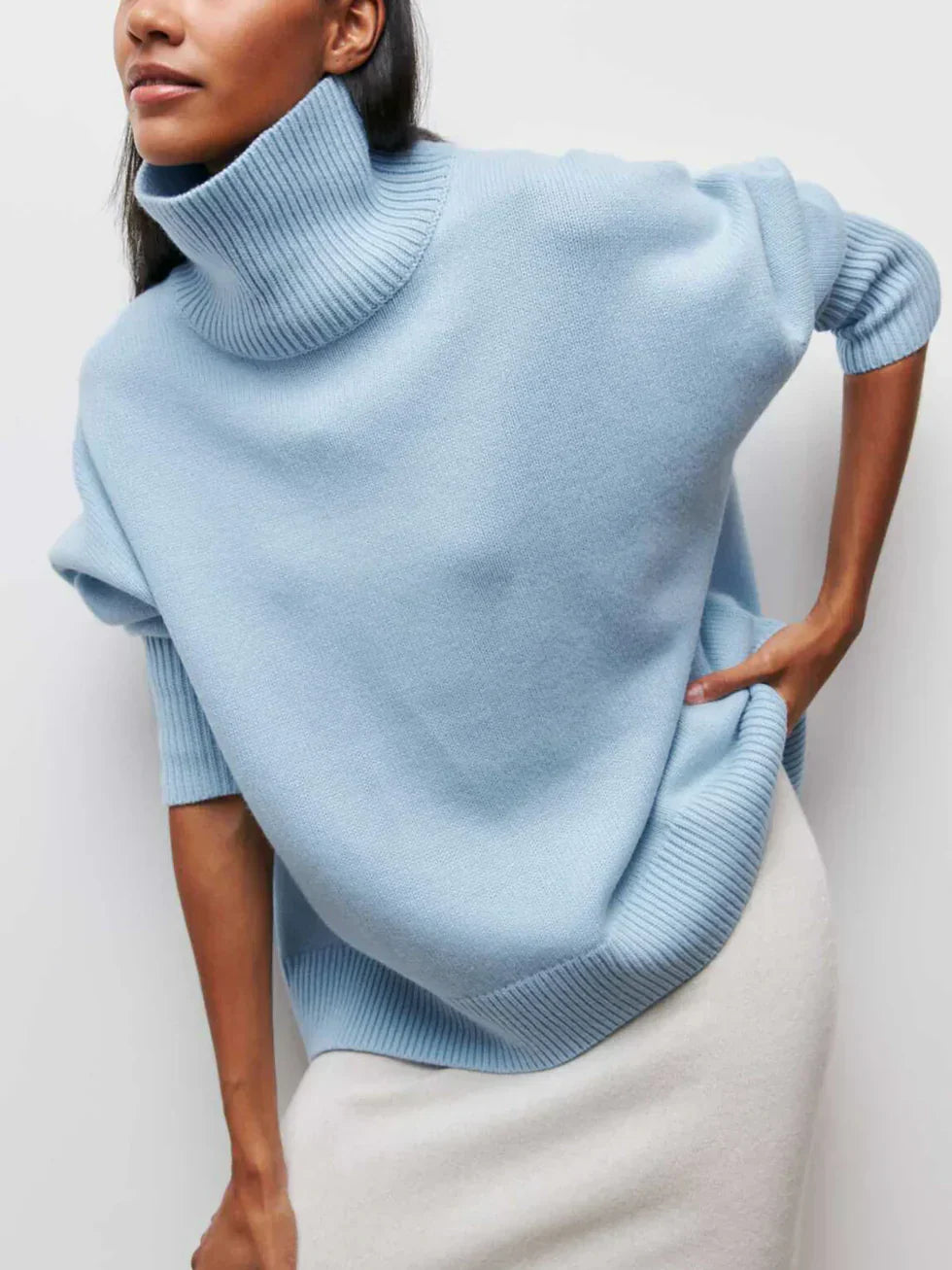 Margot | Sculptural Cape Knit