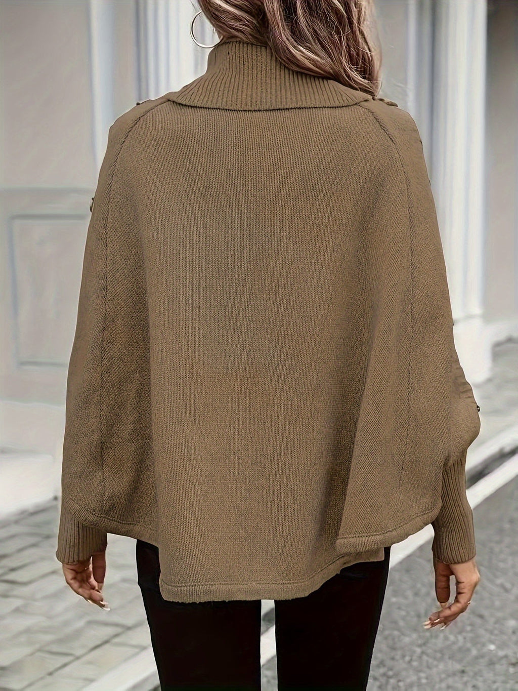 Margaux | Cable-Knit Cape