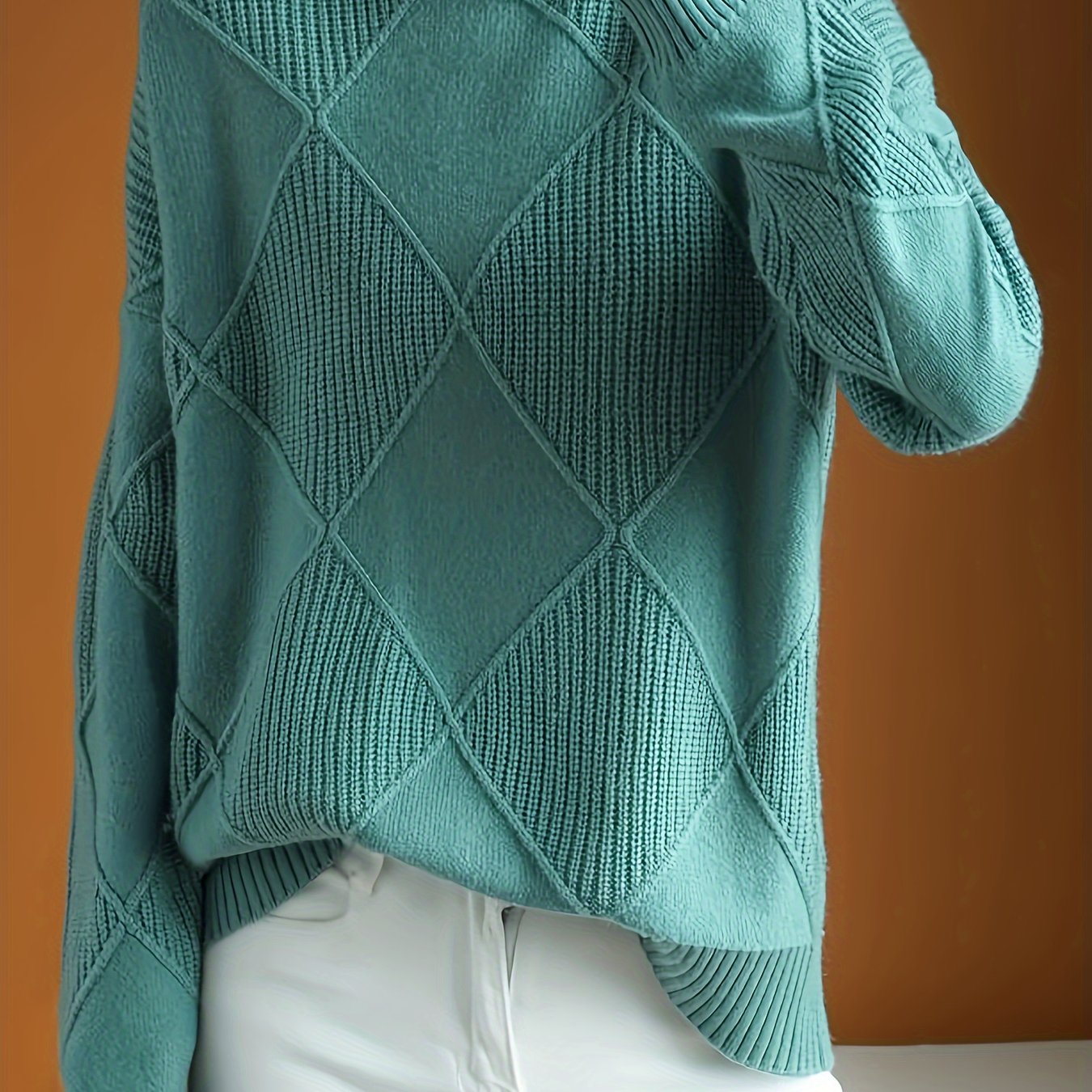 Nora | Geometric Pattern Pullover