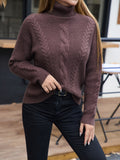 Élise | Cable-Knit Turtleneck