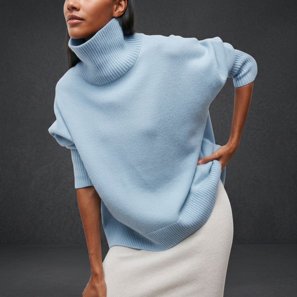 Margot | Sculptural Cape Knit