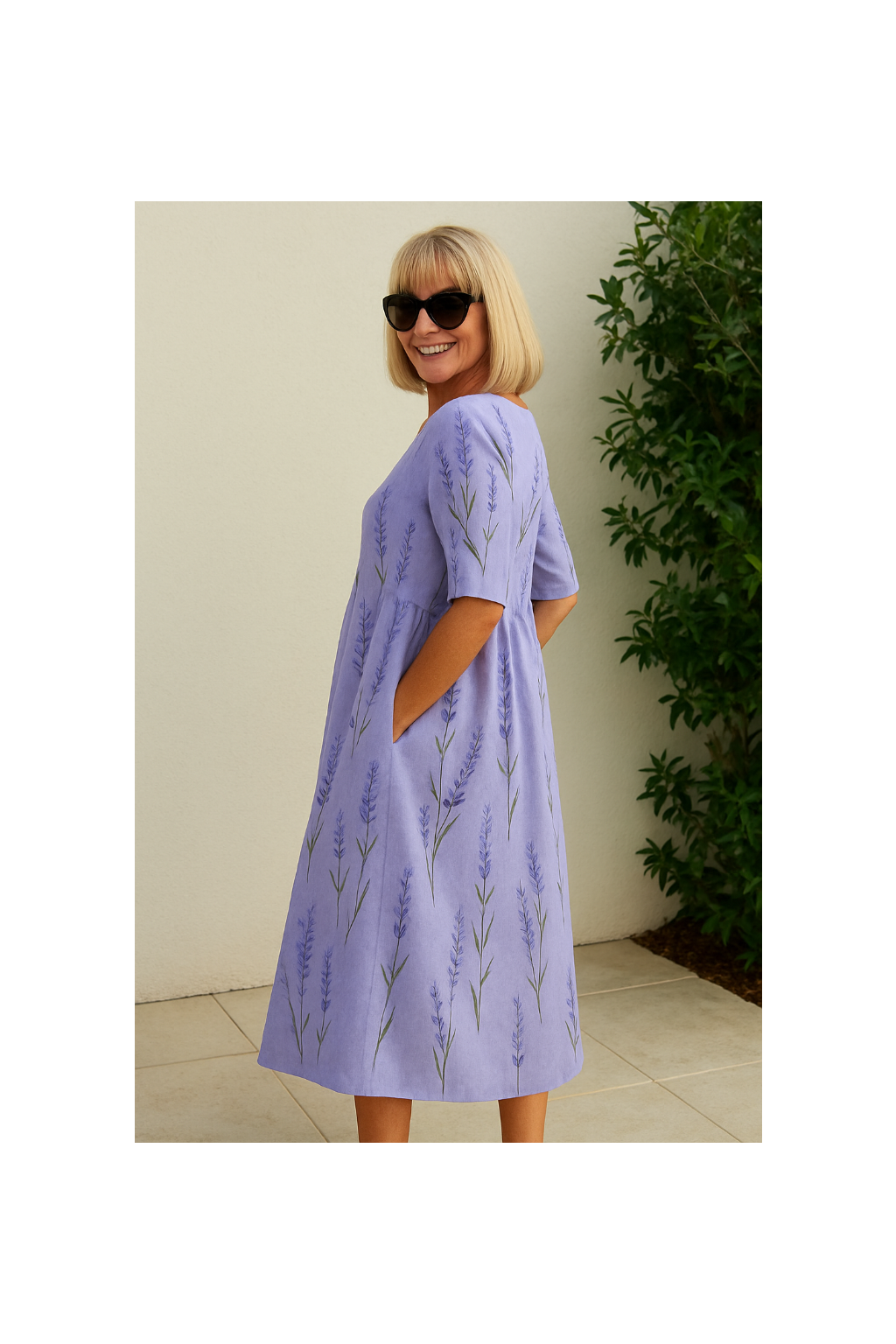 Eliza | Relaxed Midi Dress - Effortless Elegance, Everyday Comfort