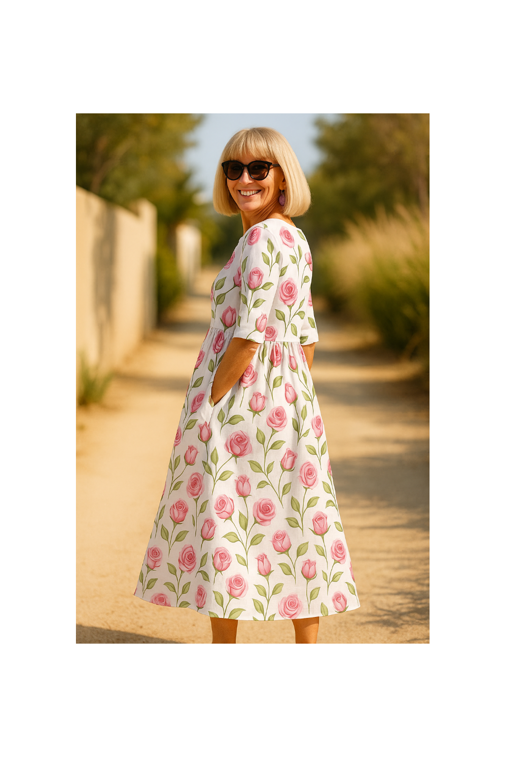 Eliza | Relaxed Midi Dress - Effortless Elegance, Everyday Comfort