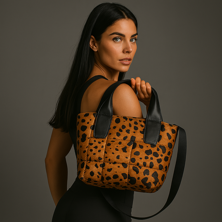 Amara Quilted Puffer Tote