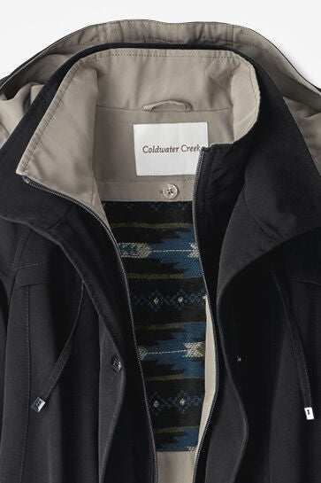 Classic All-Season Midweight Water-Repellent Jacket for Women