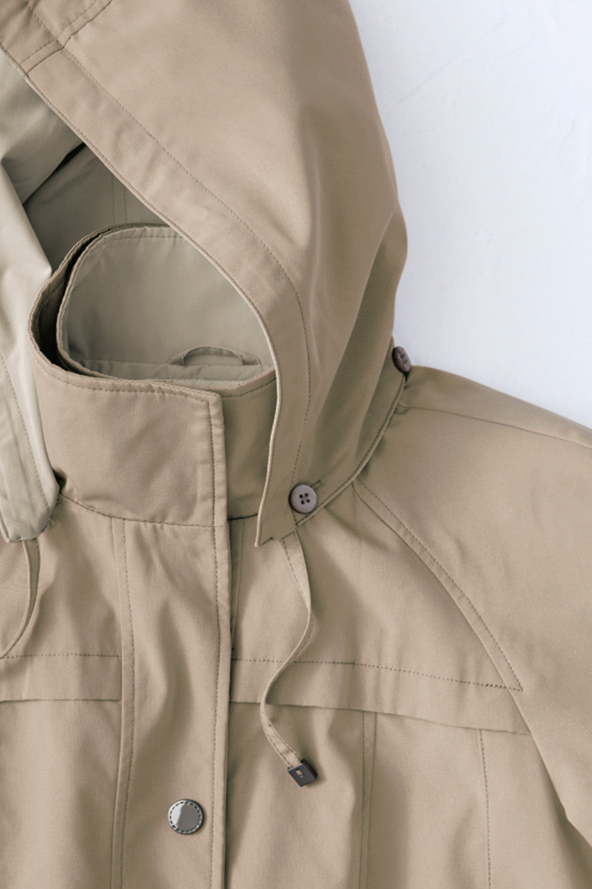 Classic All-Season Midweight Water-Repellent Jacket for Women