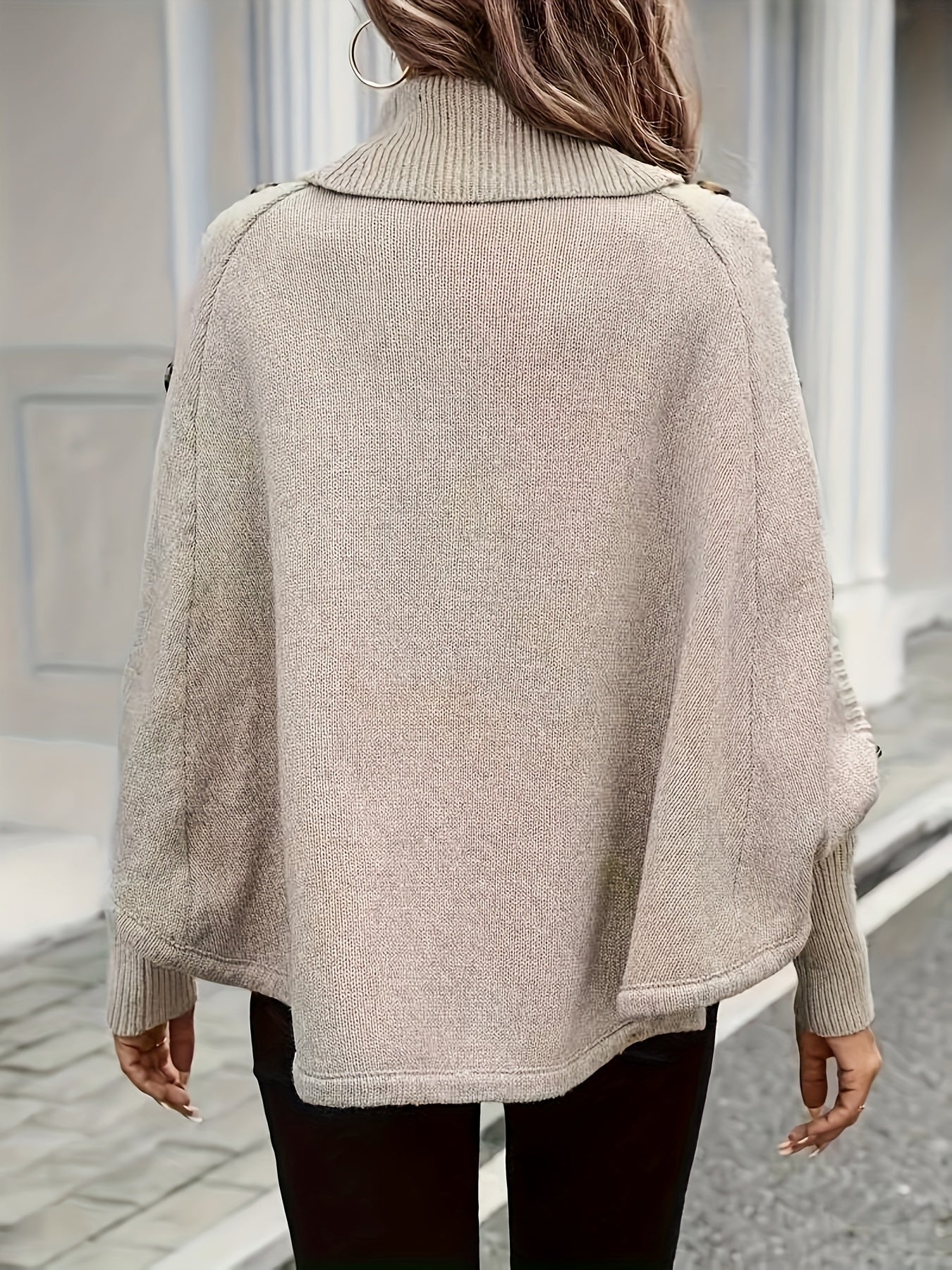 Margaux | Cable-Knit Cape