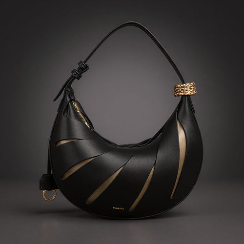 Hannah | Curved Crescent Shoulder Bag