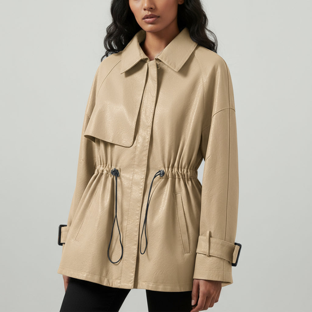 Marlo Sheepskin Leather Jacket