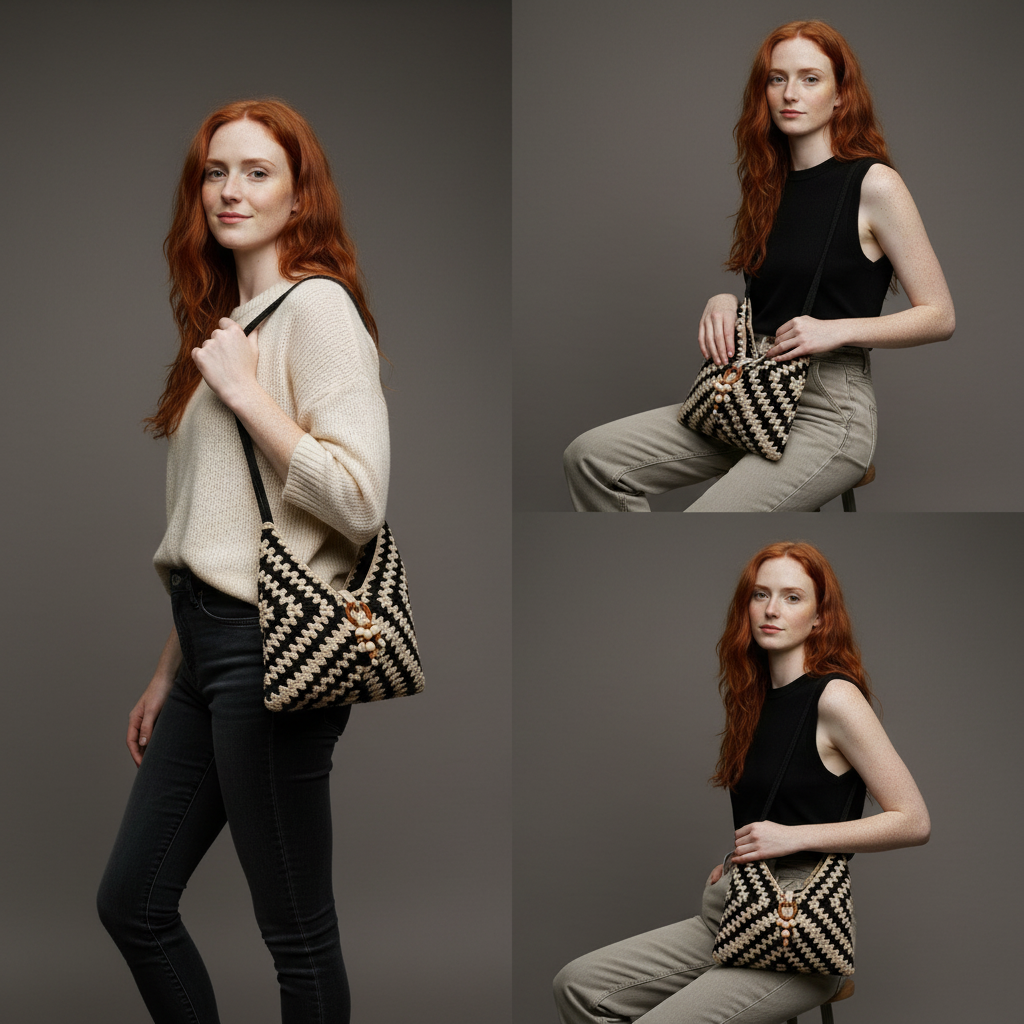 Noelle | Structured Crochet Carryall