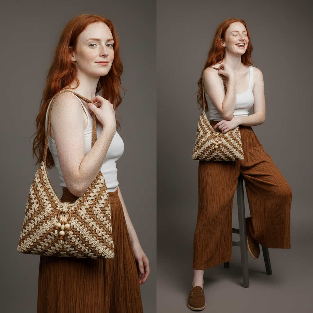 Noelle | Structured Crochet Carryall