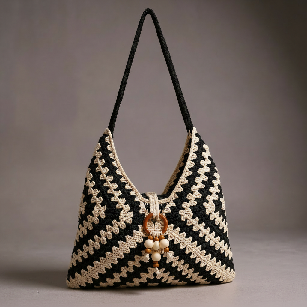 Noelle | Structured Crochet Carryall