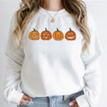 Women's Halloween Graphic Crewneck Sweatshirt & Jack-o-Lantern Pullover