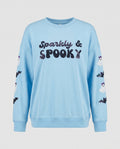 Women's Halloween Sweatshirt Printed Graphic Crew Neck