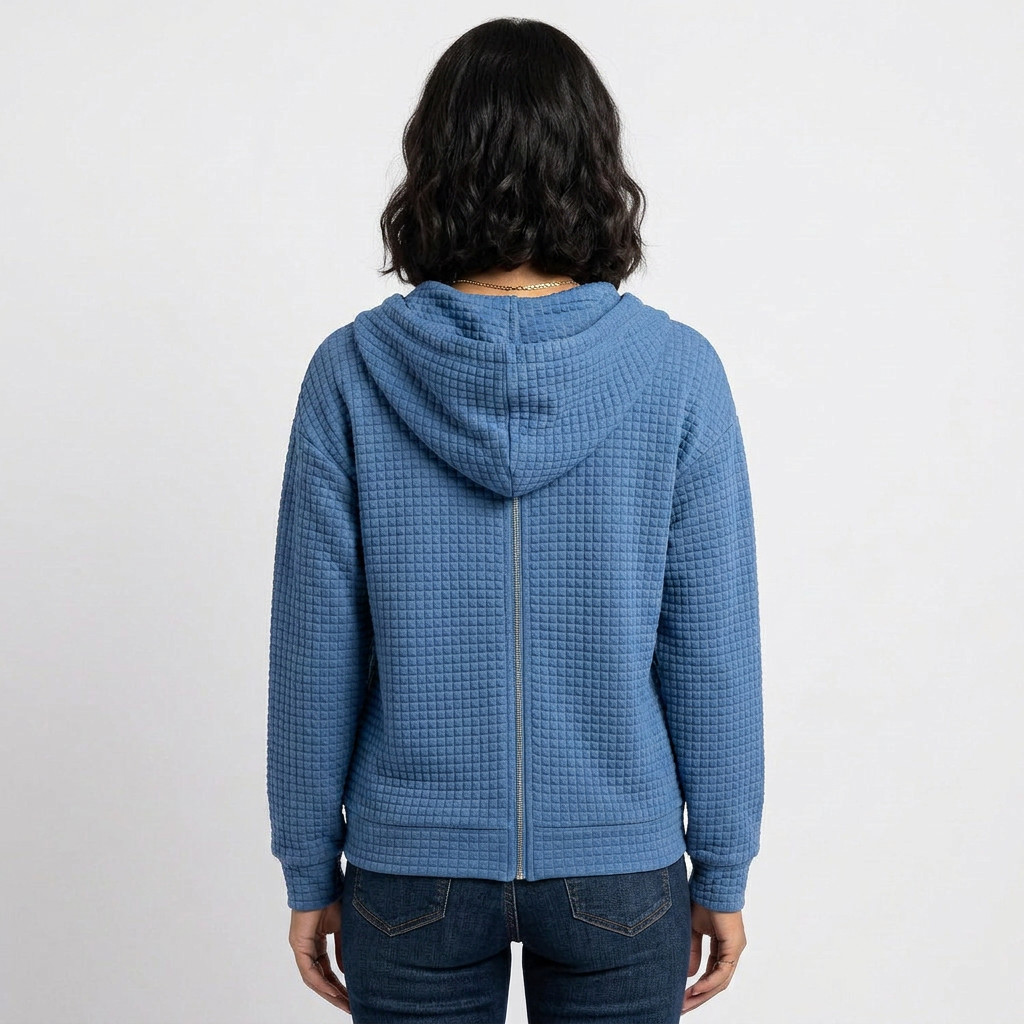 Open Front Long Sleeve Knitted Cardigan