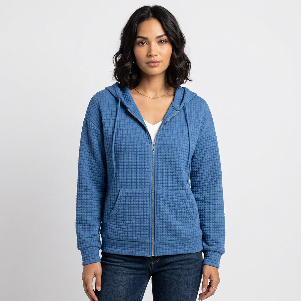 Open Front Long Sleeve Knitted Cardigan