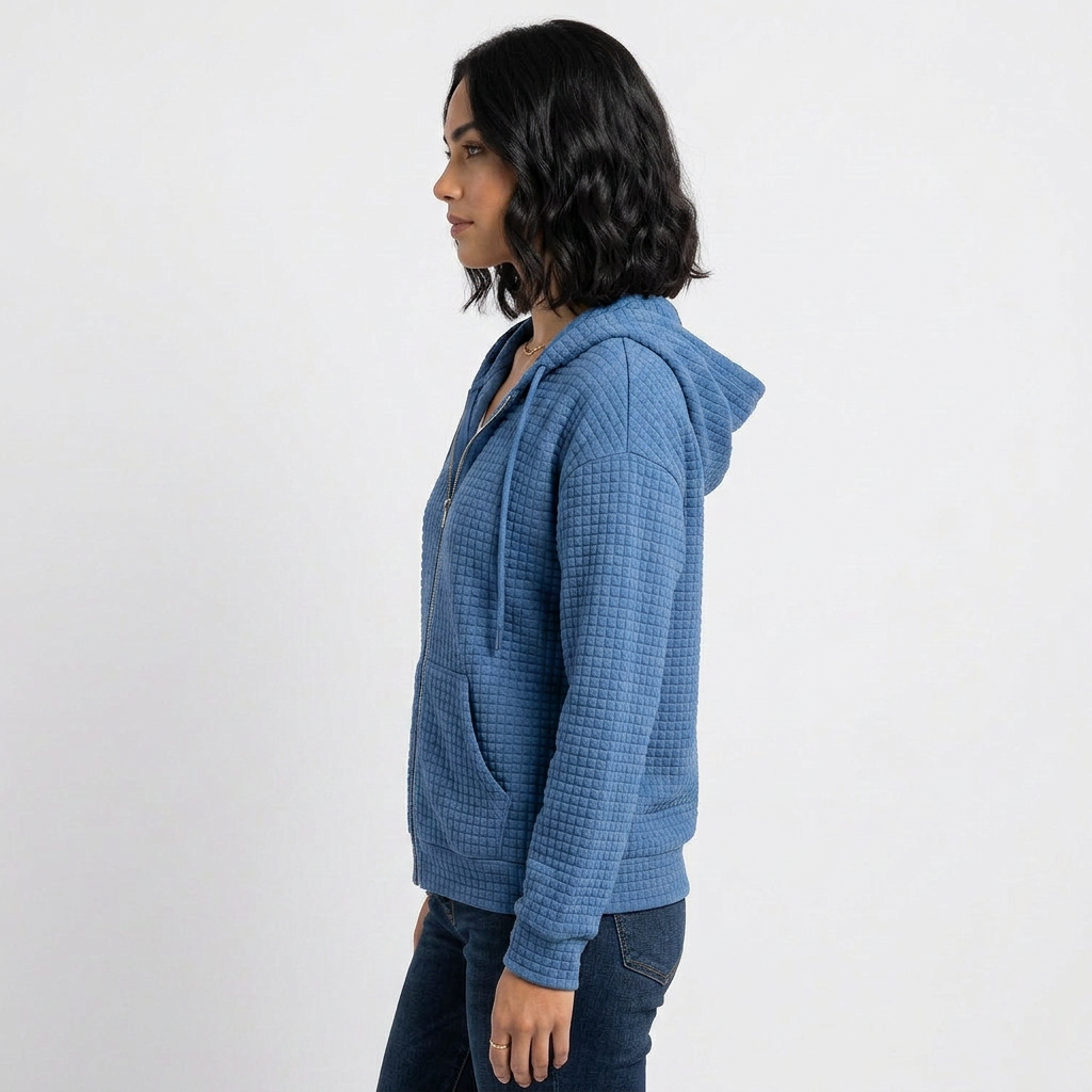 Open Front Long Sleeve Knitted Cardigan