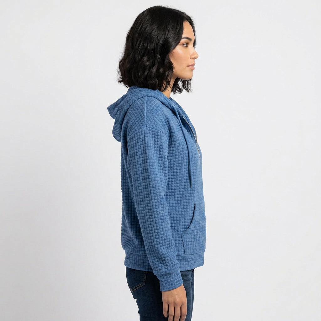 Open Front Long Sleeve Knitted Cardigan