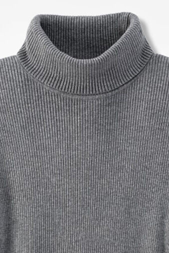 Women's Fine-Gauge Ribbed Turtleneck Sweater