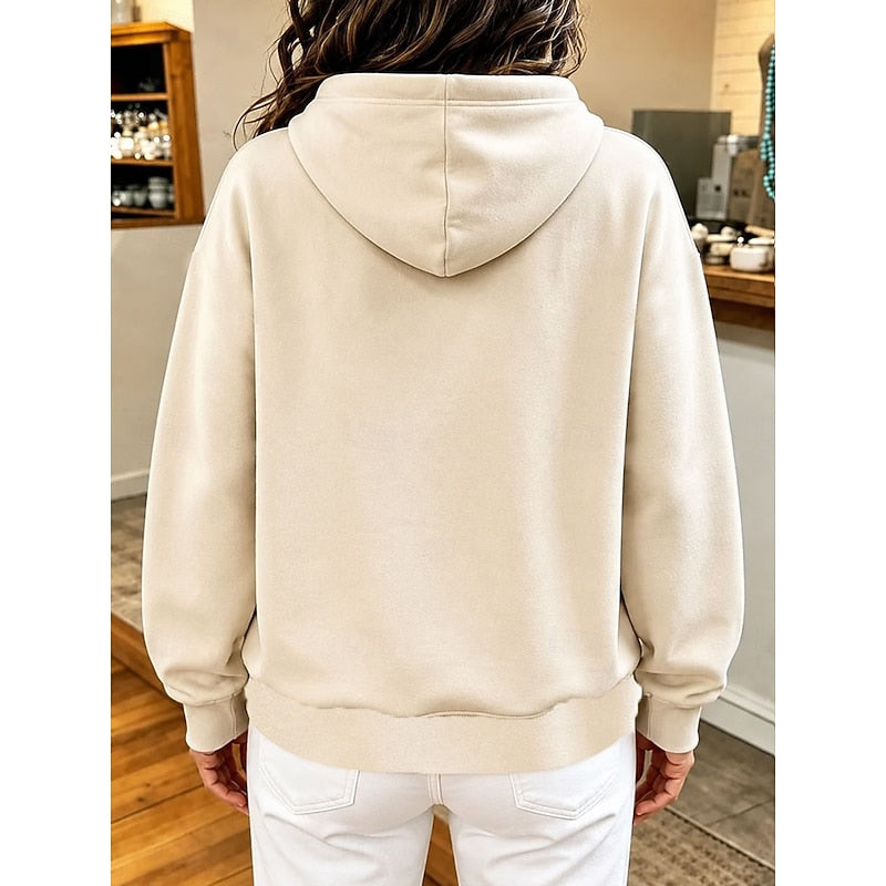 Halloween Graphic Hoodie - Plump Pumpkin & Spooky Season Pullover
