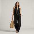 Sloane Halter Wide-Leg Set
