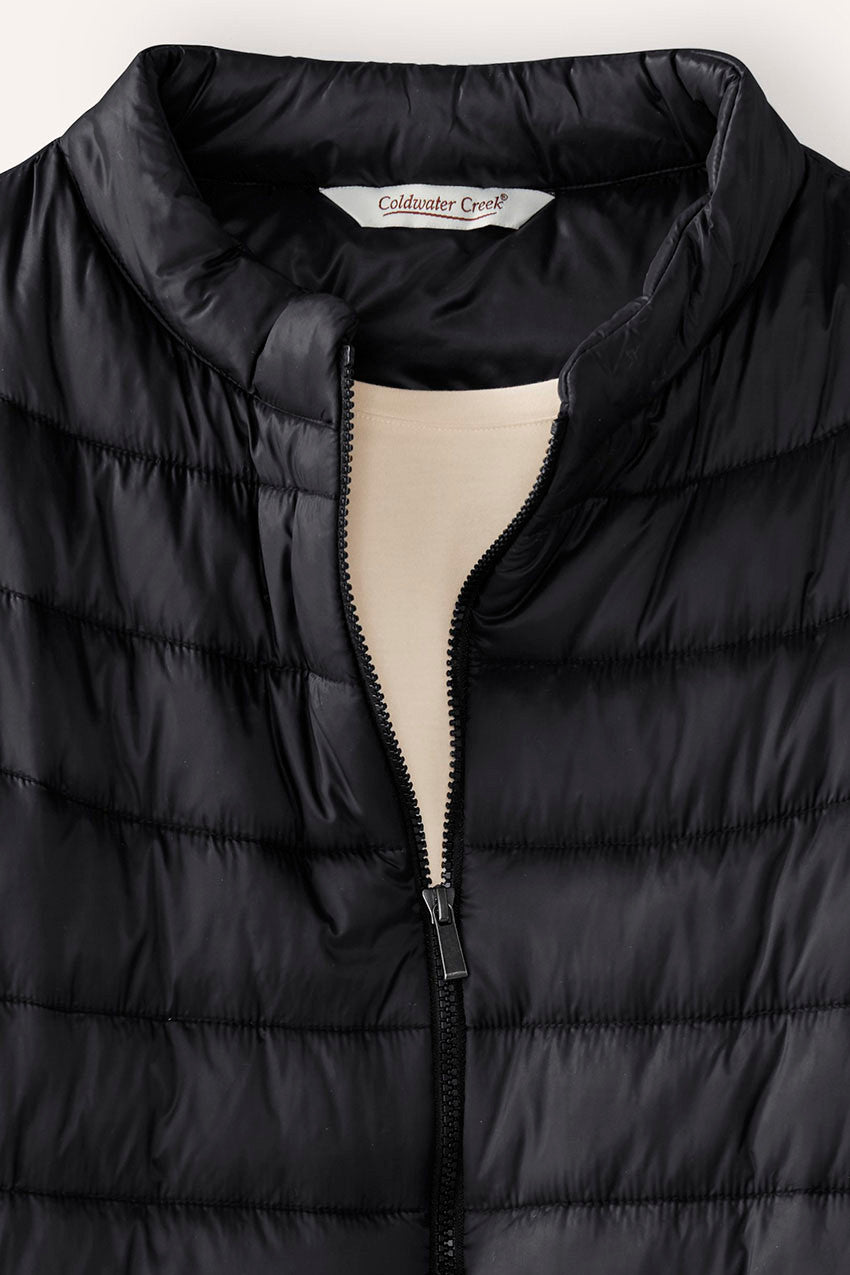 Women's Lightweight Cap Sleeve Puffer Vest