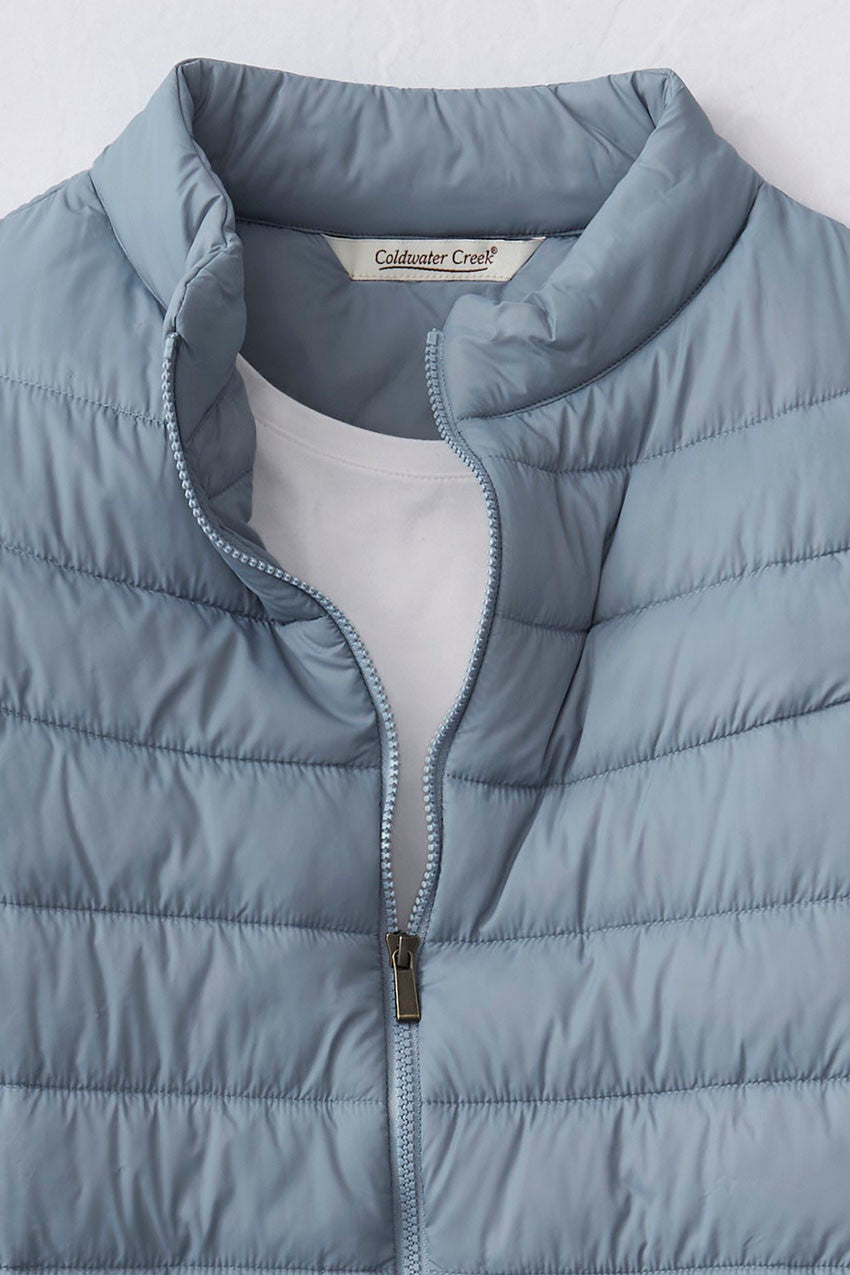 Women's Lightweight Cap Sleeve Puffer Vest