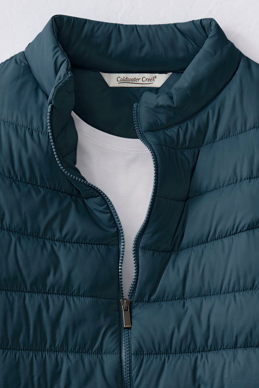 Women's Lightweight Cap Sleeve Puffer Vest
