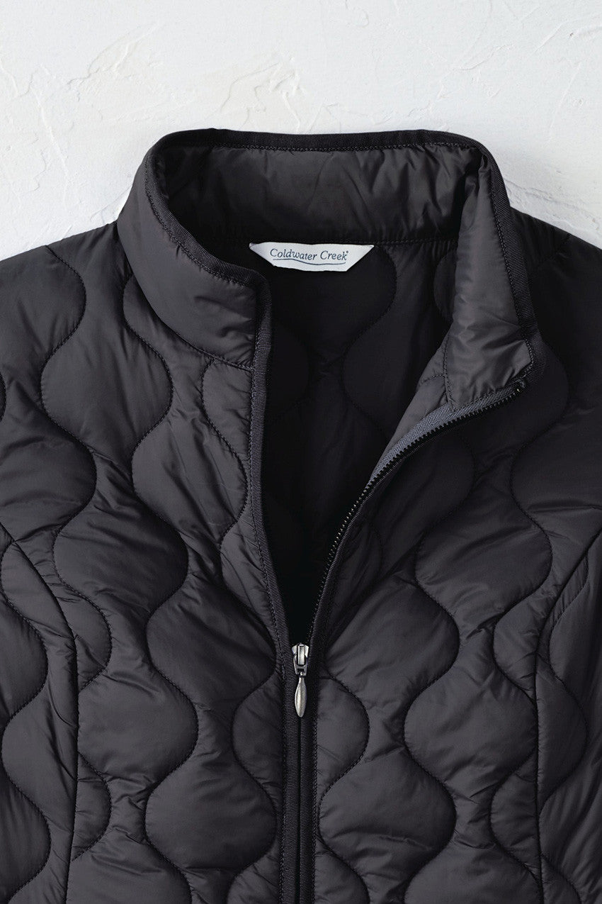 Women's Ultra-Lightweight Long Quilted Vest