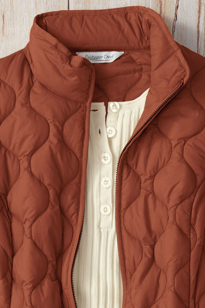 Women's Ultra-Lightweight Long Quilted Vest